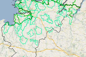 Itinéraires de randonnée vélo de Lannion-Trégor Communauté