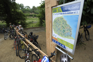 Fréquentation hebdomadaire de la station de VTT des Côtes de Goëlo