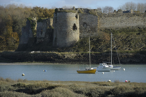 Fréquentation piétonne du site du Chateau du Guildo